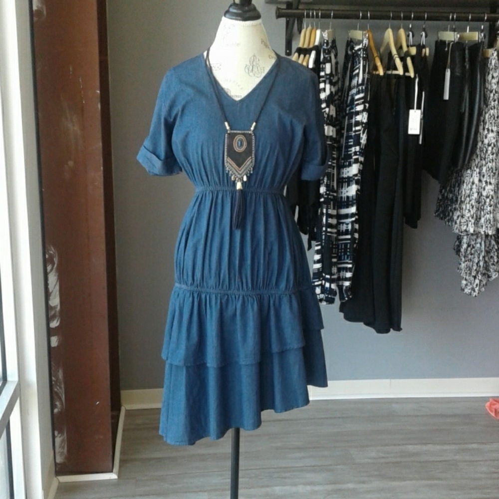 Denim dress